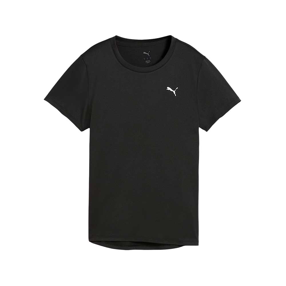 Playera Manga Corta Puma para Mujer Train All Day Essential Crew Tee Negro