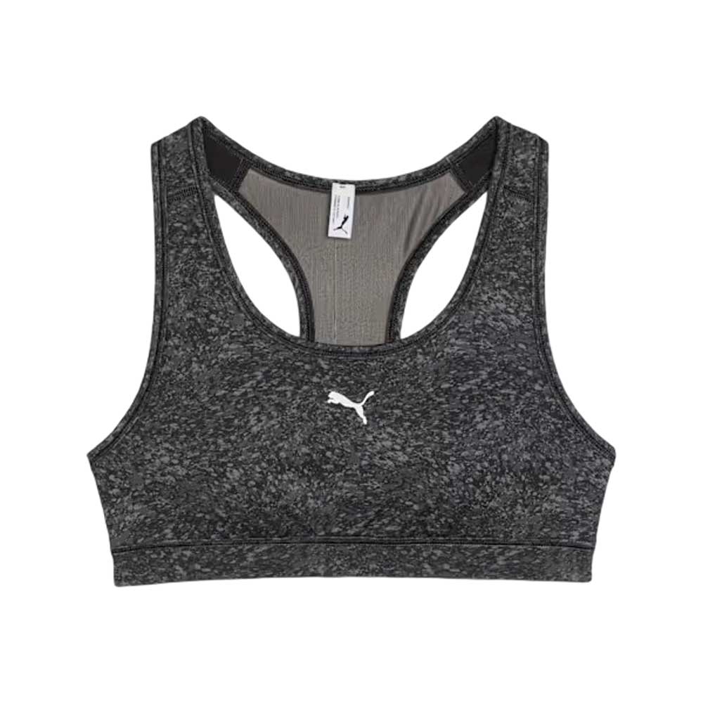 Bra Deportivo Puma para Mujer 4Keeps Bra Padded Pebble Print Negro