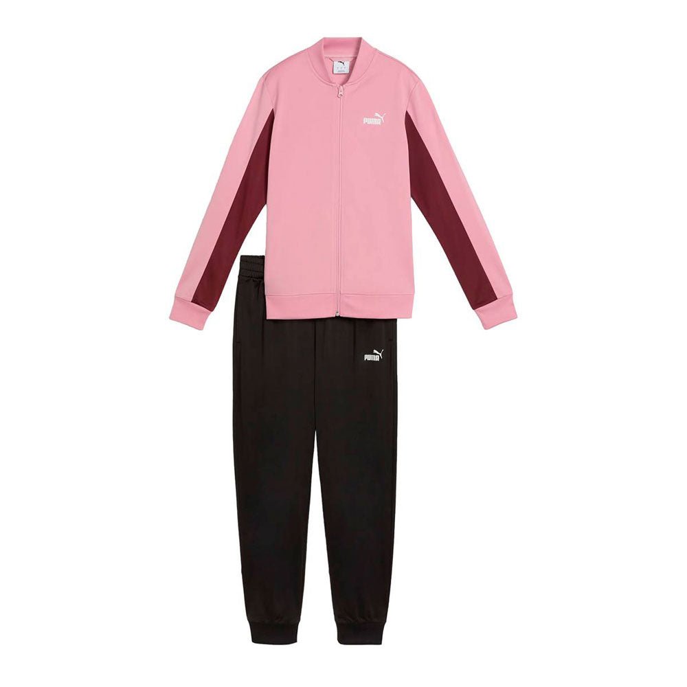 Conjunto Puma para Mujer Poly Baseball Suit cl Rosa-Negro