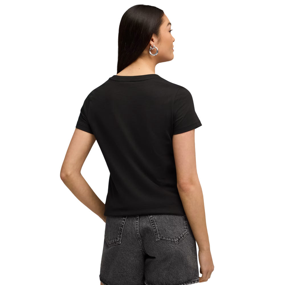 Playera Manga Corta Puma para Mujer Graphic Stacked Tee Negro