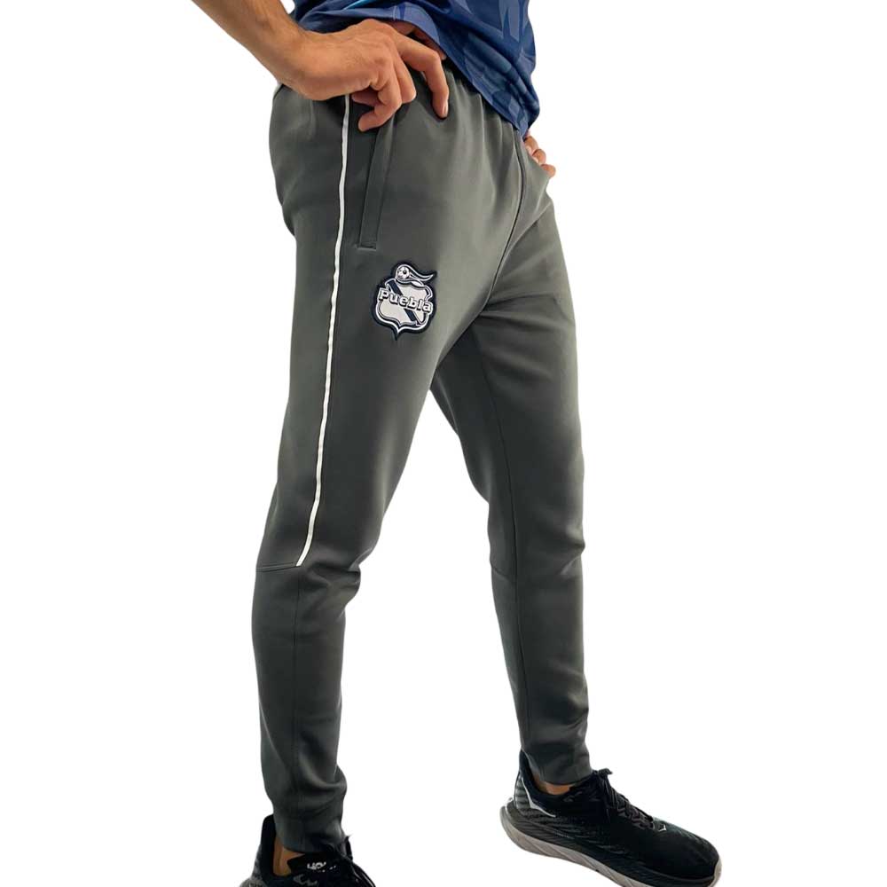 Pants Pirma Hombre Concentracion Club Puebla 24-25 Gris