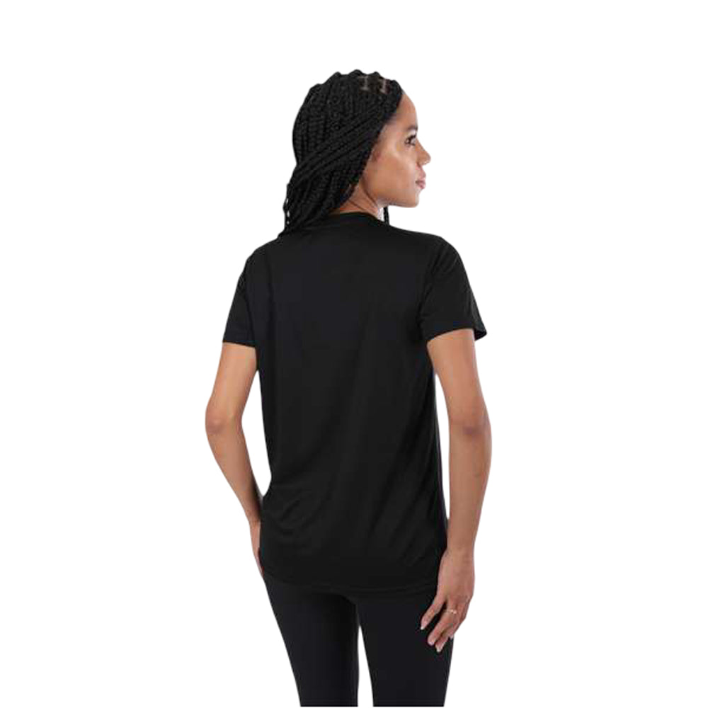 Playera Manga Corta Reebok para Mujer Basich Athlete Tee Negro