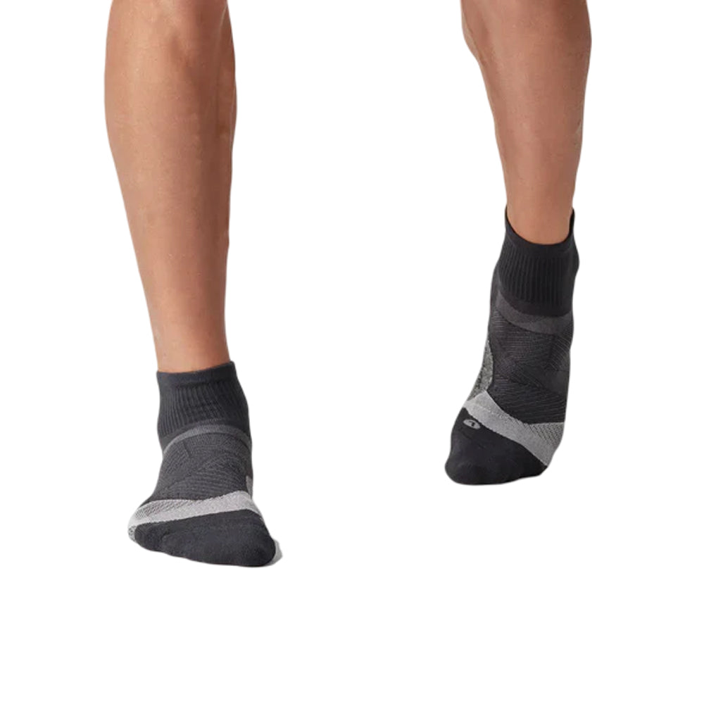 Calcetas Cortas Feetures Unisex Elite Light Cushion Quarter Negro