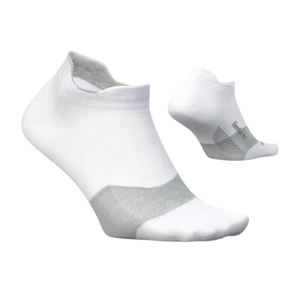 Calcetas Cortas Feetures Unisex Elite Ultra Light No Show Tab Blanco