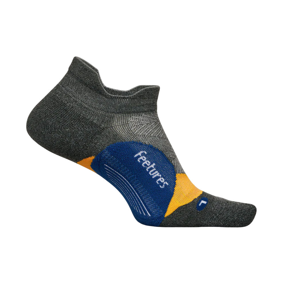 Calcetas Cortas Feetures Unisex Elite Light Cushion No Show Tab Gris