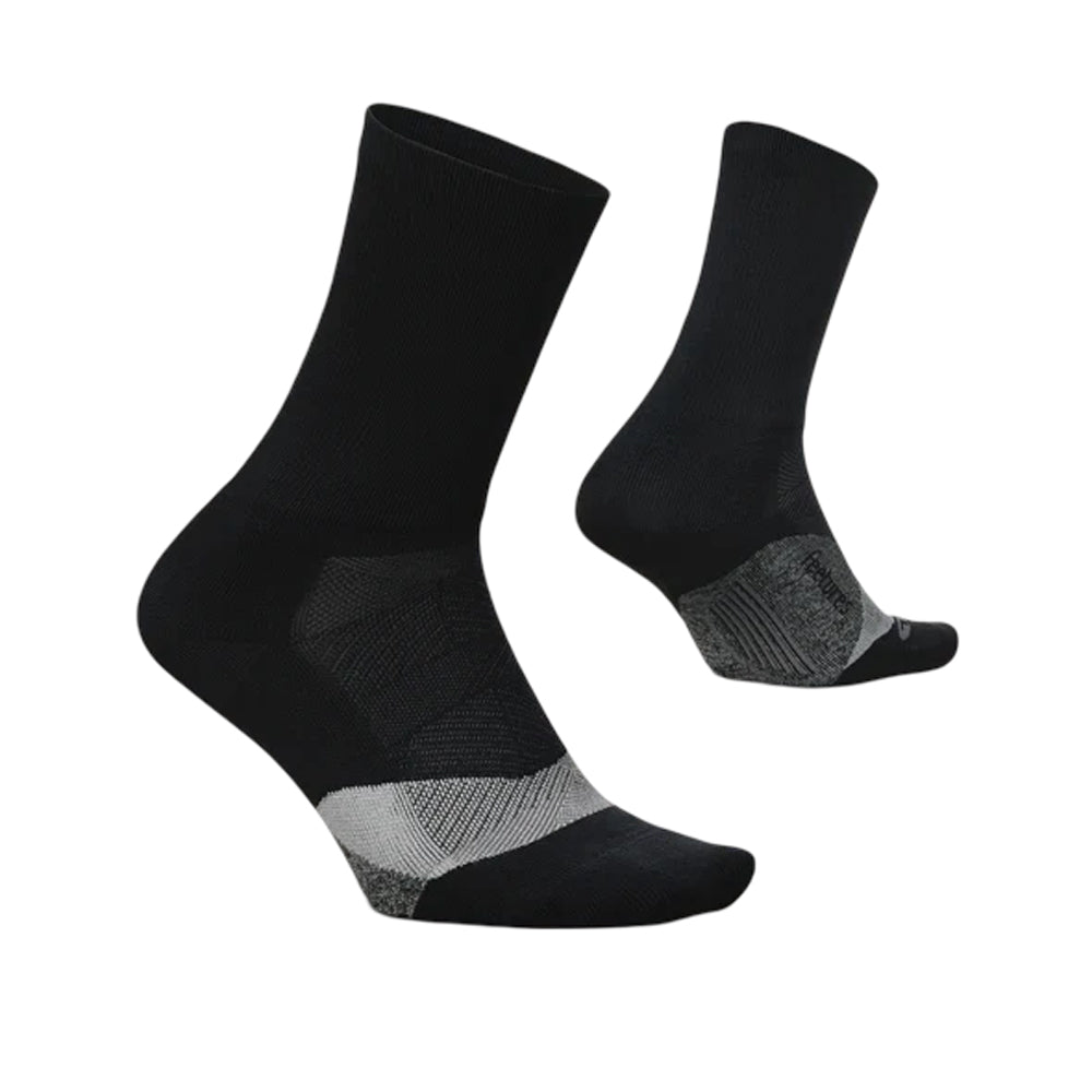 Calcetas Largas Feetures Elite Light Cushion Mini Crew Negro