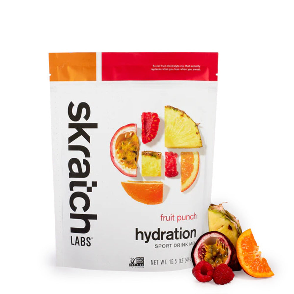 Polvo para preparar bebida Skratch Labs Unisex Hydration Mix Fruit Punch 440 gr