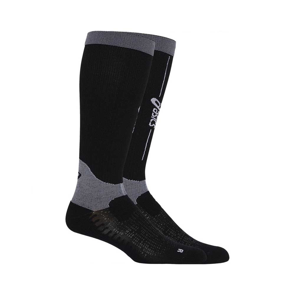 Calcetas Largas Asics Unisex Performance Run Compression Socks Negro
