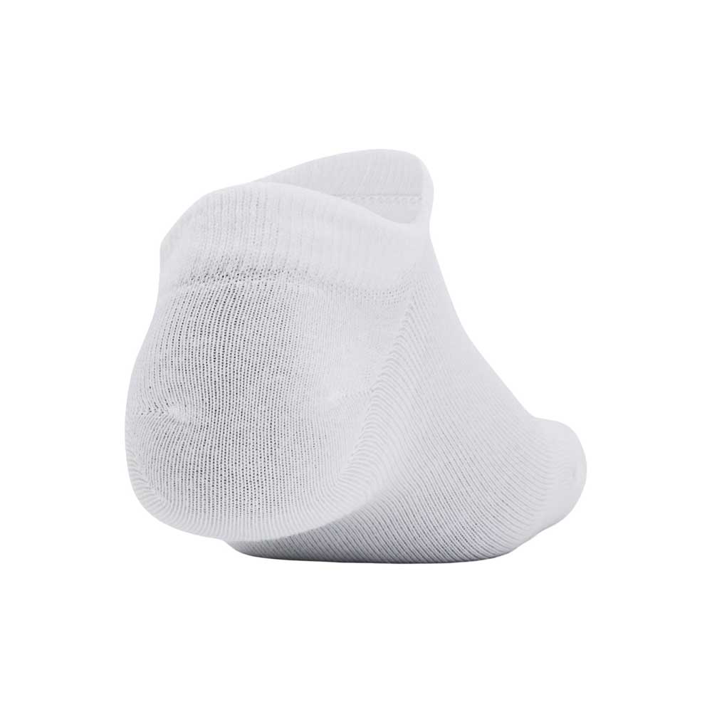 Calcetas Invisibles Under Armour Unisex Essential No Show 3 pack Blanco