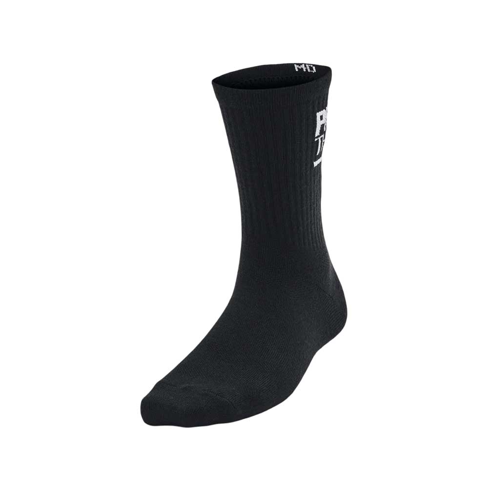 Calcetas Largas Under Armour para Mujer Essential Nv Mid Crew 3 pack Negro