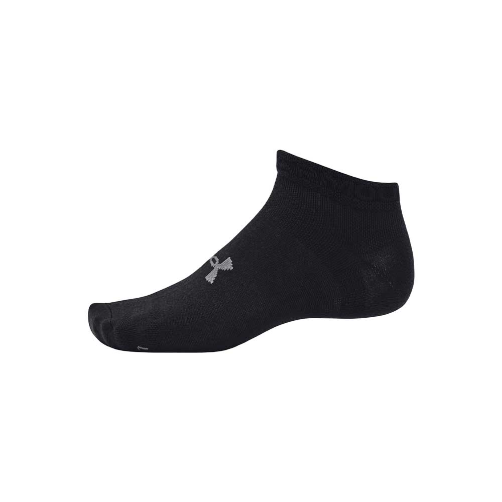 Calcetas cortas Under Armour Unisex Essential Low Cut 3 pack Negro