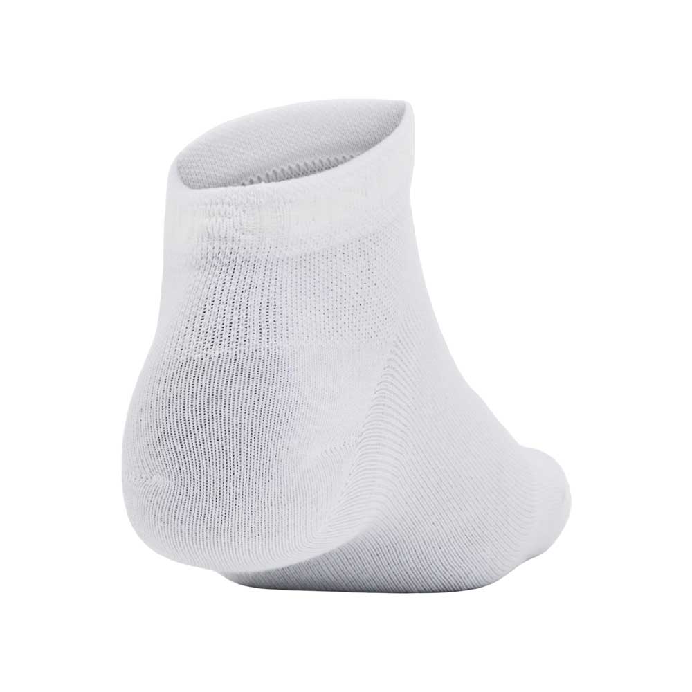 Calcetas cortas Under Armour Unisex Essential Low Cut 3 pack Blanco