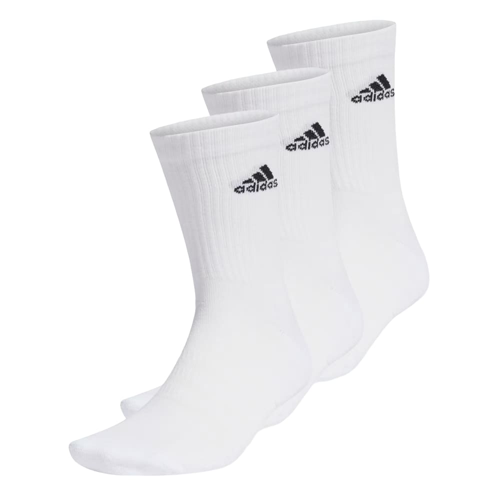 Calcetas Adidas Unisex Sportwear Crew 3 pack Blanco