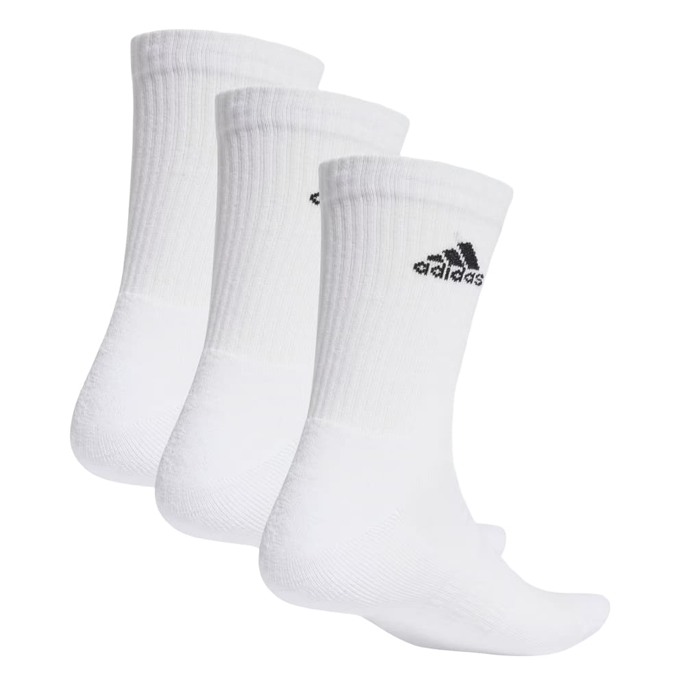 Calcetas Adidas Unisex Sportwear Crew 3 pack Blanco