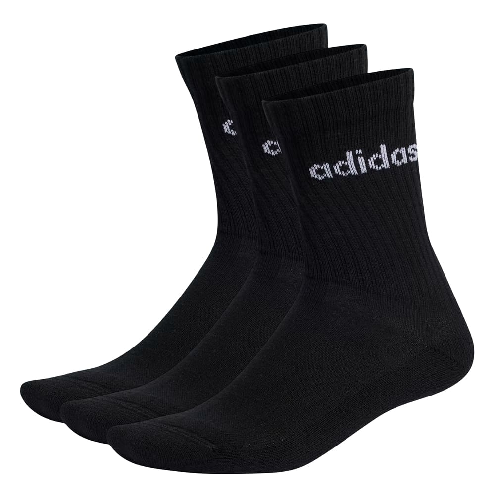 Calcetas Adidas Unisex Liner Crew 3 pack Negro