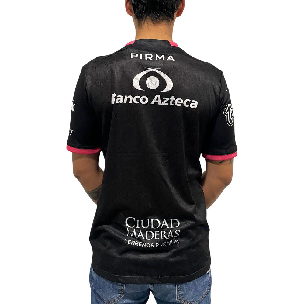 Jersey Pirma Hombre Visita Puebla 25-26 Negro-Blanco