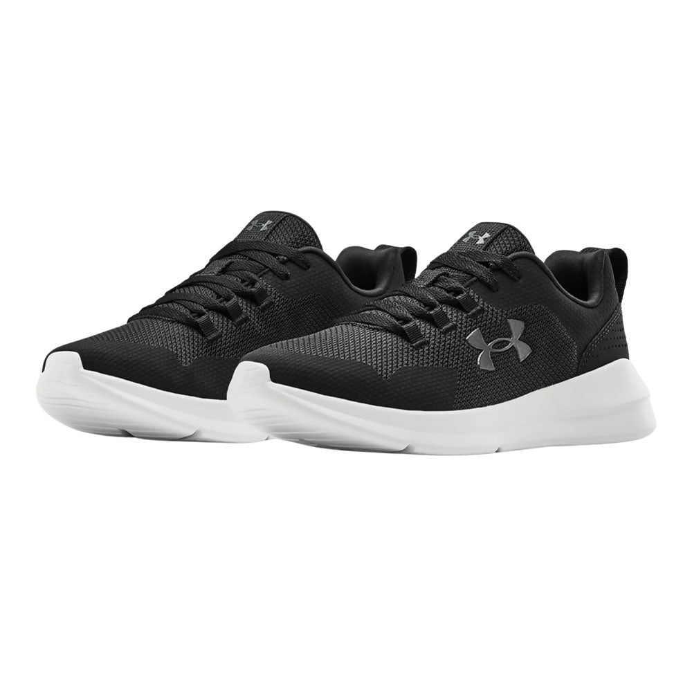 Tenis Under Armour para Mujer Essential Negro-Blanco