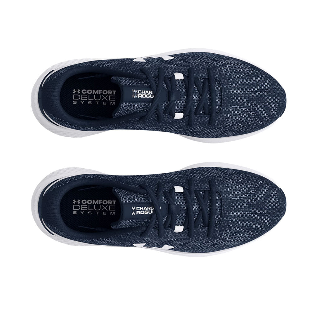 Tenis Under Armour para Hombre Charged Rogue 3 Knit Azul