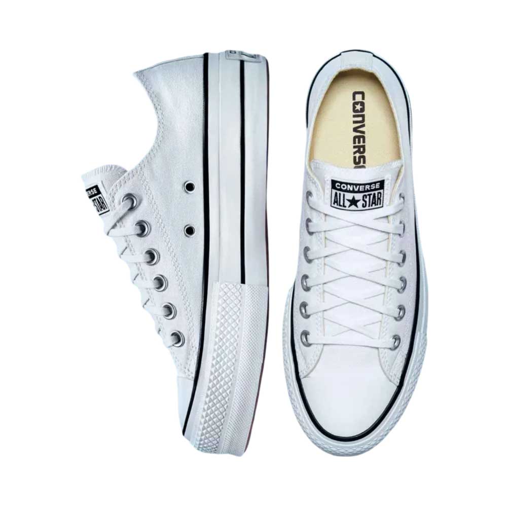 Tenis Converse para Mujer Plataforma Lift Choclo de Lona Blanco