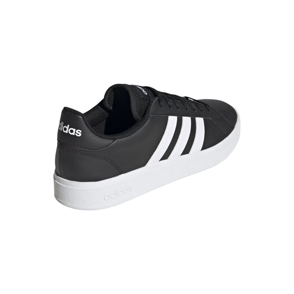 Tenis Adidas Hombre Grand Court Base 2.0 Gw9251 Negro Blanco