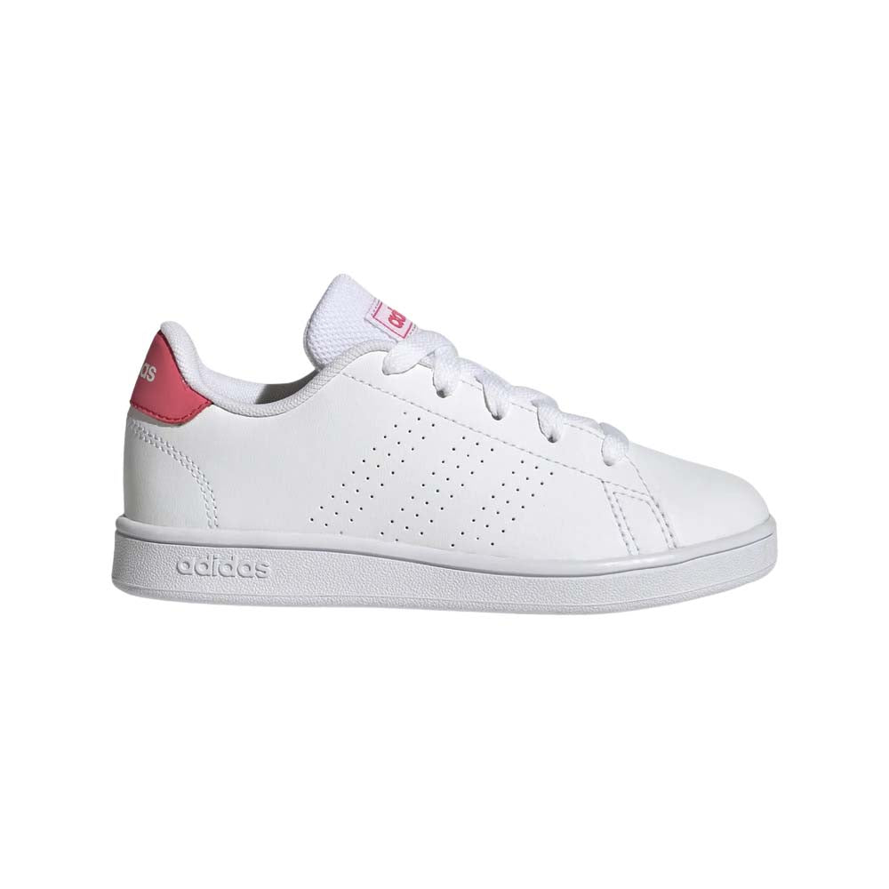 Calzado Adidas Niño Advantage K Blanco.