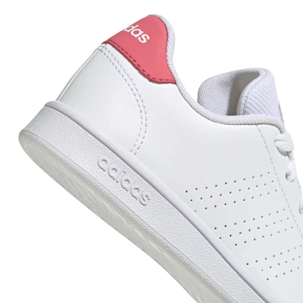 Calzado Adidas Niño Advantage K Blanco.