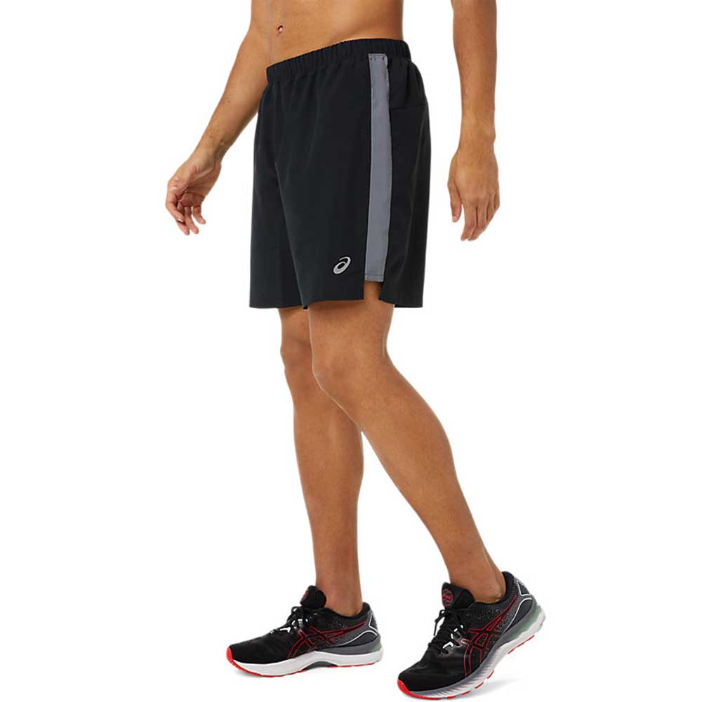 Short Largo Asics para Hombre Ready Set 7in Short Negro