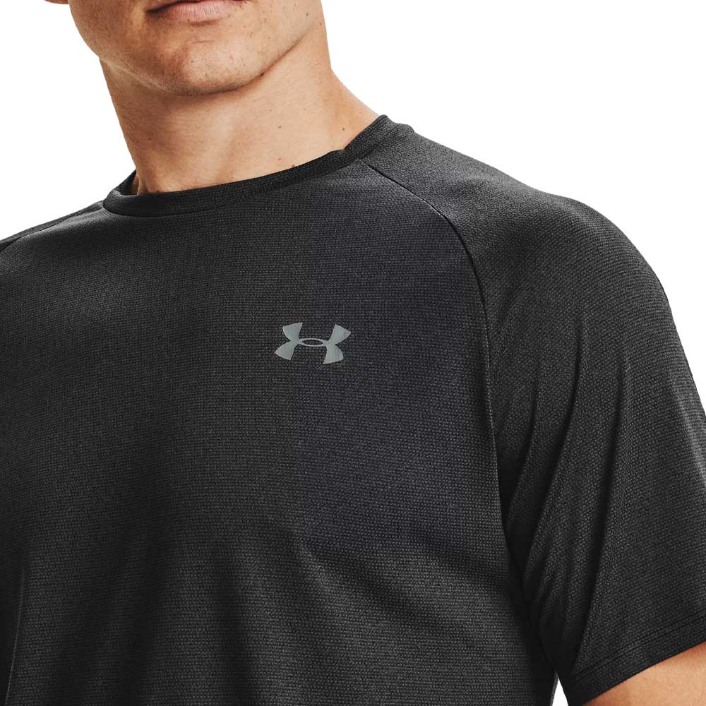Playera Manga Corta Under Armour para Hombre Tech 2.0 SS Tee Novelty Negro