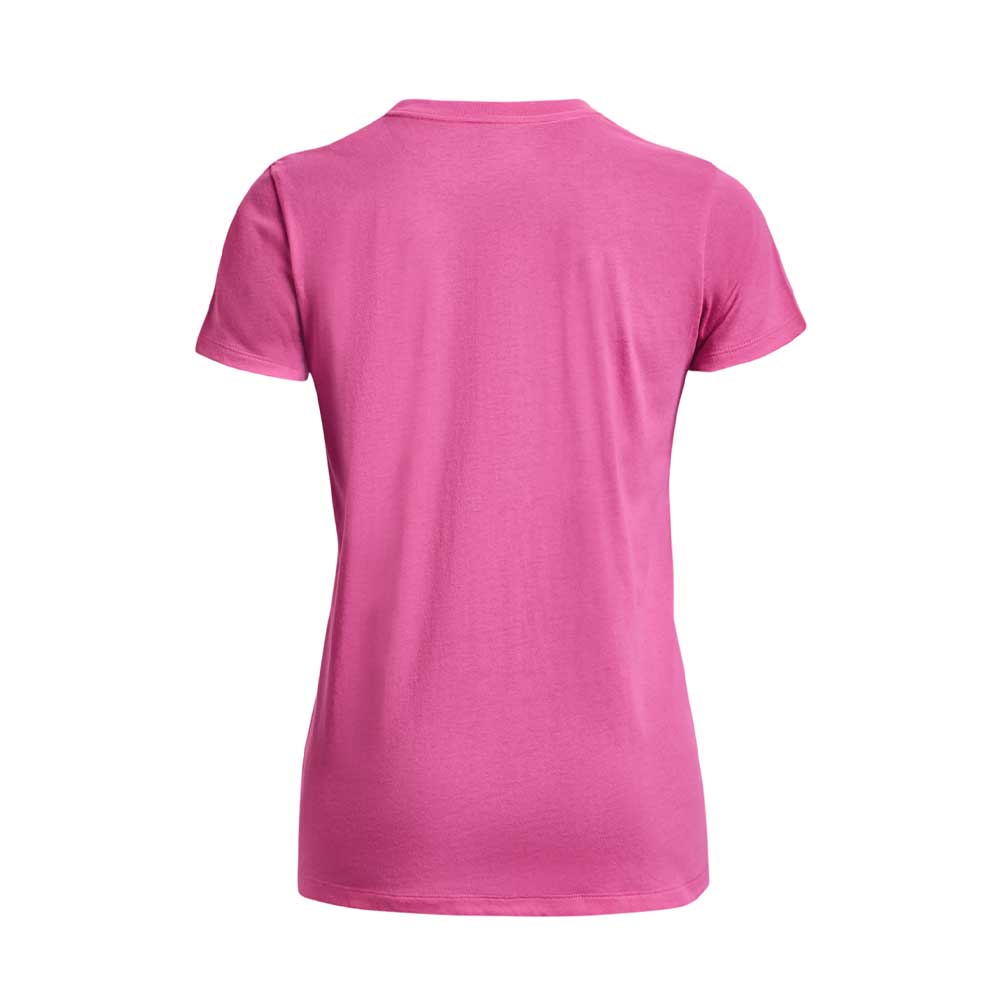 Playera Manga Corta Under Armour para Mujer Sportstyle Logo SS Rosa
