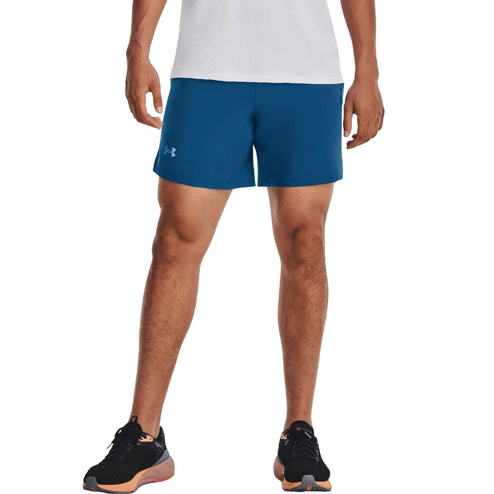 Short Largo Under Armour para Hombre Launch 7inches Short Azul