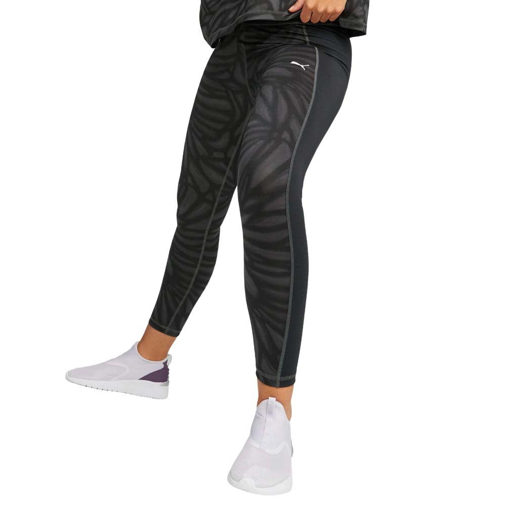 Legging Largo Puma para Mujer Train Favorite AOP High Waist 7/8 Tight Negro