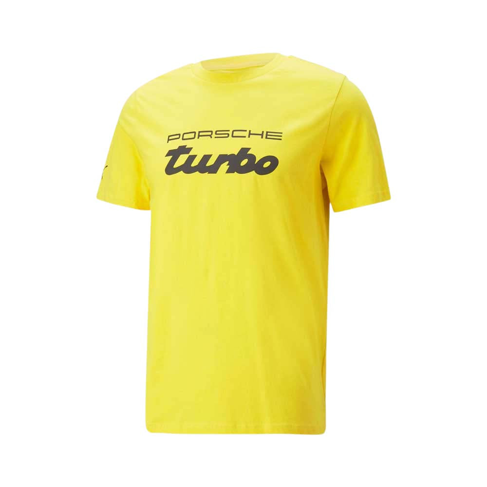 Playera Manga Corta Puma para Hombre Porsche Logo Tee Amarillo