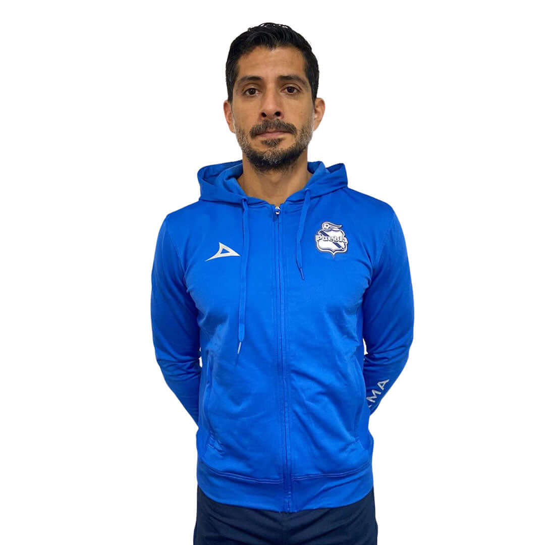 Chamarra Pirma Hombre Club Puebla 23-24 Azul