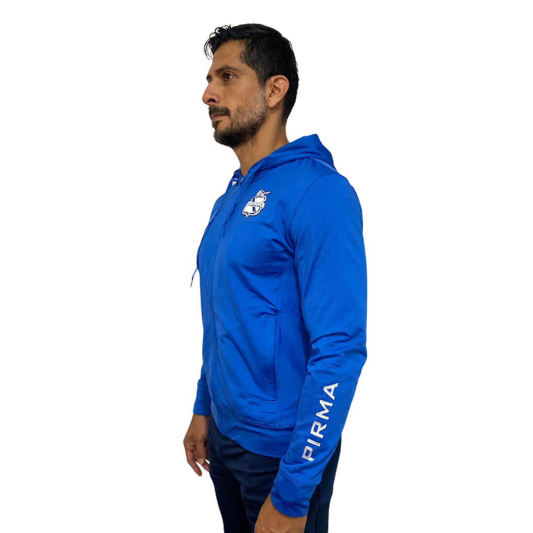 Chamarra Pirma Hombre Club Puebla 23-24 Azul