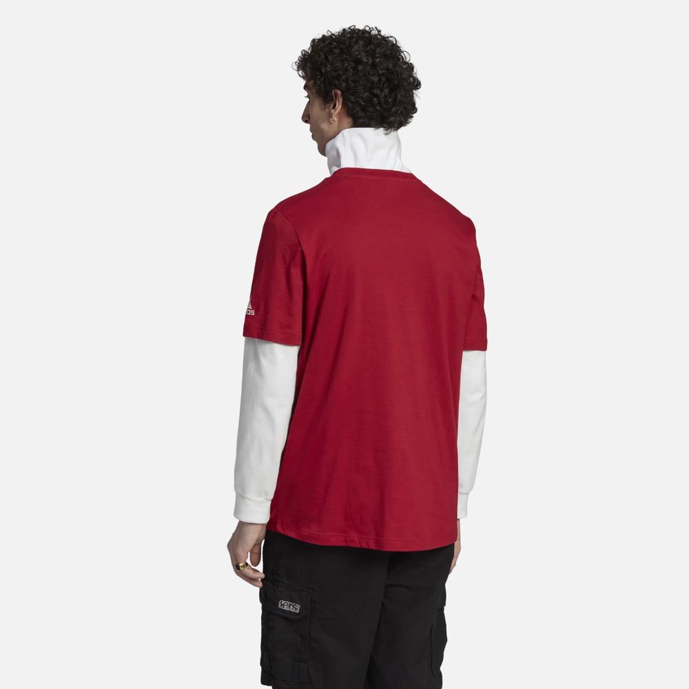 Playera Adidas Hombre Oe Tee Rojo