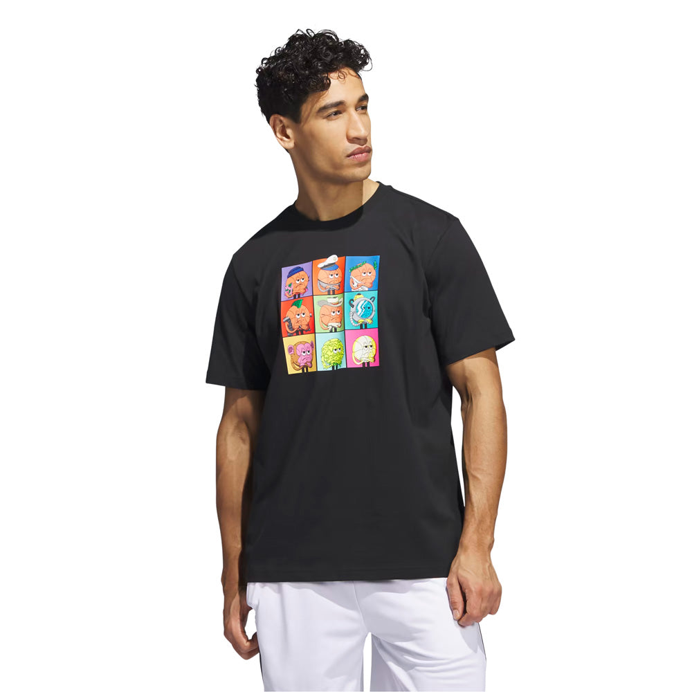 Playera Adidas Hombre Lilstripe Meta Im4631 Negro