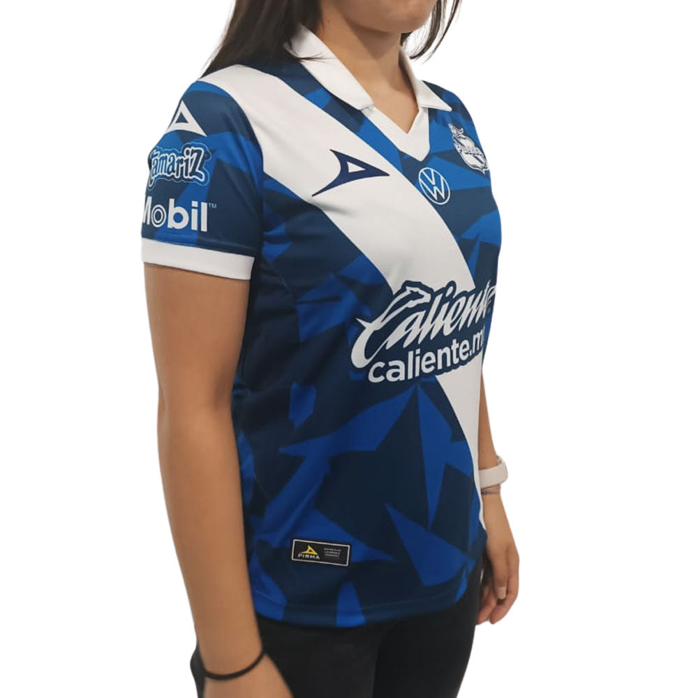 Jersey Pirma Mujer Visita Club Puebla 23-24 Azul
