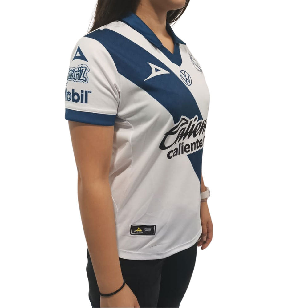 Jersey Pirma Mujer Local Club Puebla 23-24 Blanco