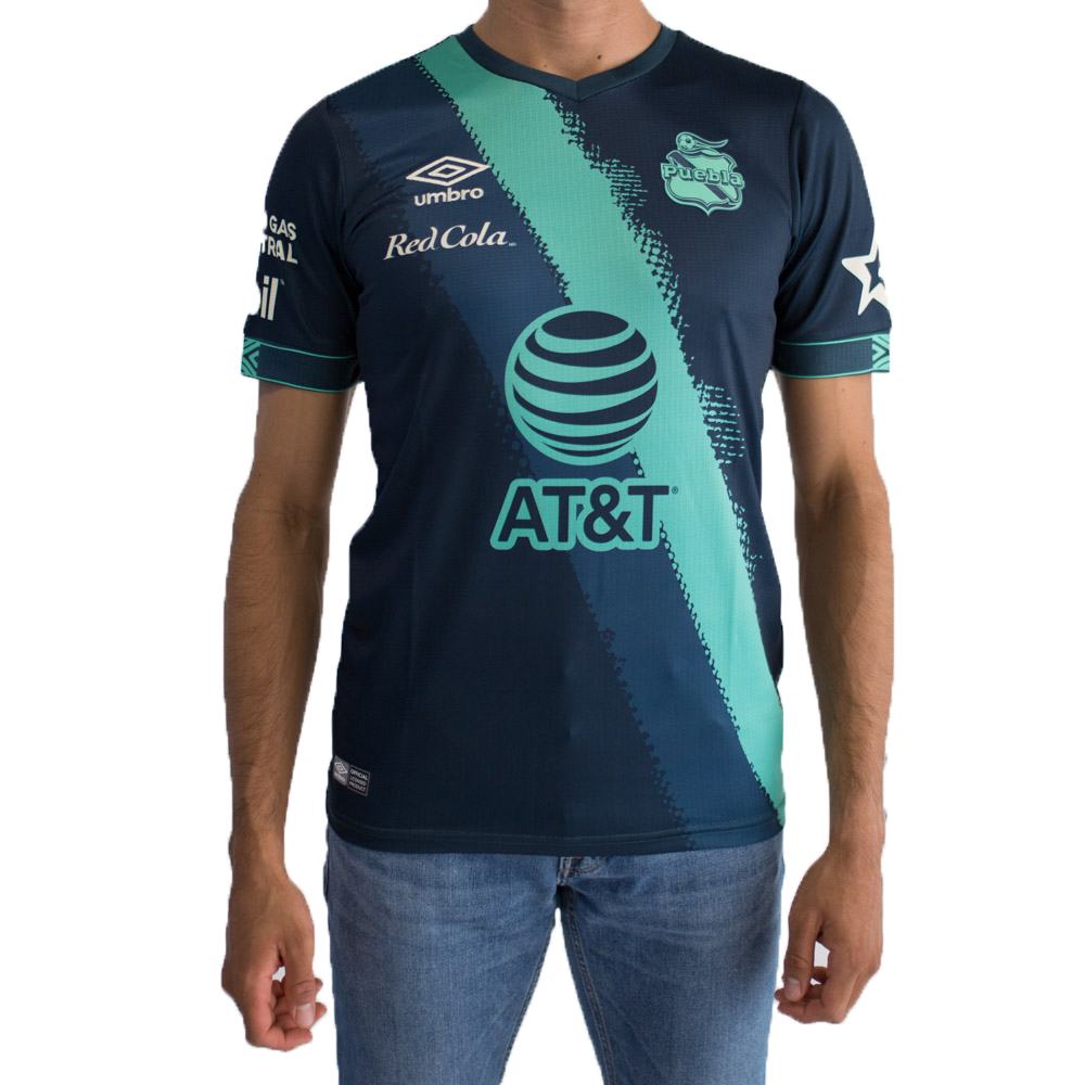 Jersey Umbro Hombre Fc Puebla Visita 2020 2021 Verde