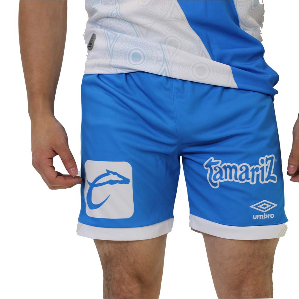 Short Umbro Hombre Fc Puebla Local 2021-2022 Azul