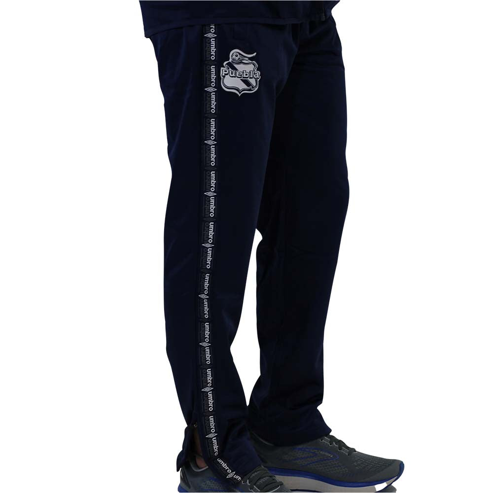 Pantalon Umbro Hombre Fc Puebla Training 2021-2022 Azul