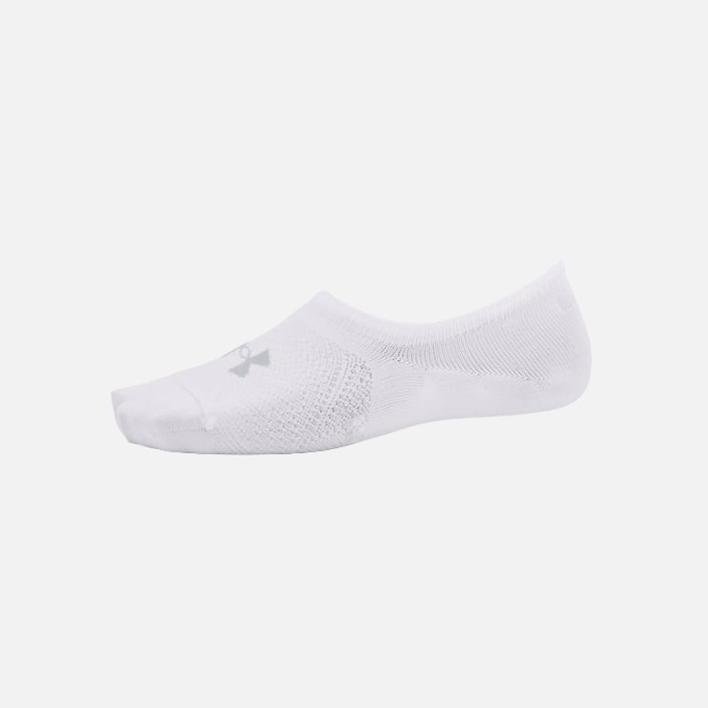 Calcetas Invisibles Under Armour para Mujer Breathe Lite Ultra Low 3 pack Blanco