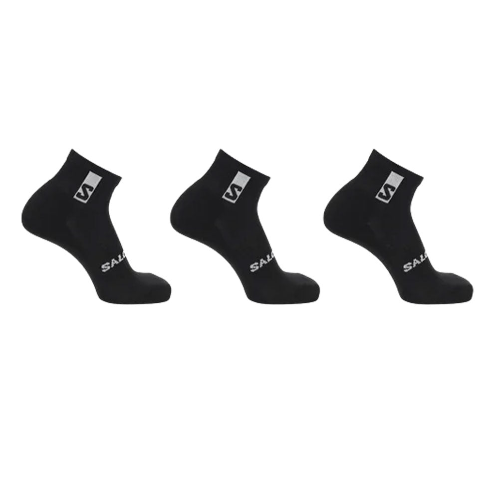 Calcetas Salomon Unisex Everyday Ankle 3 pack Negro