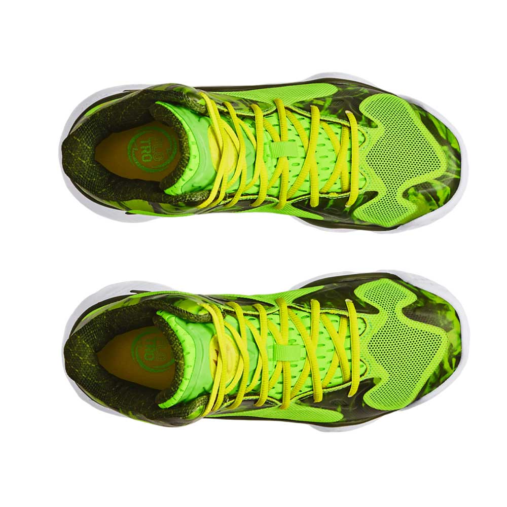 Tenis Under Armour para Hombre Curry Spawn Flotro Verde