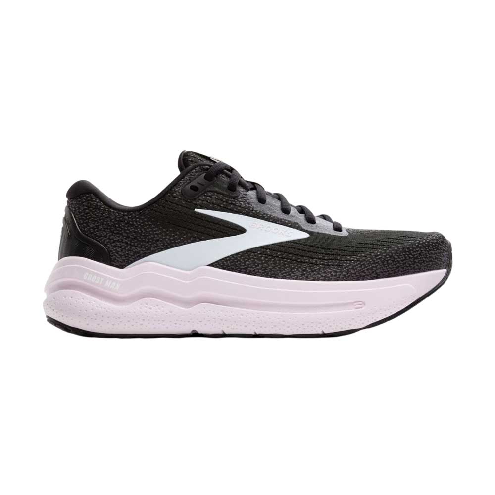 Tenis Brooks para Mujer Ghost Max 2 Negro-Blanco