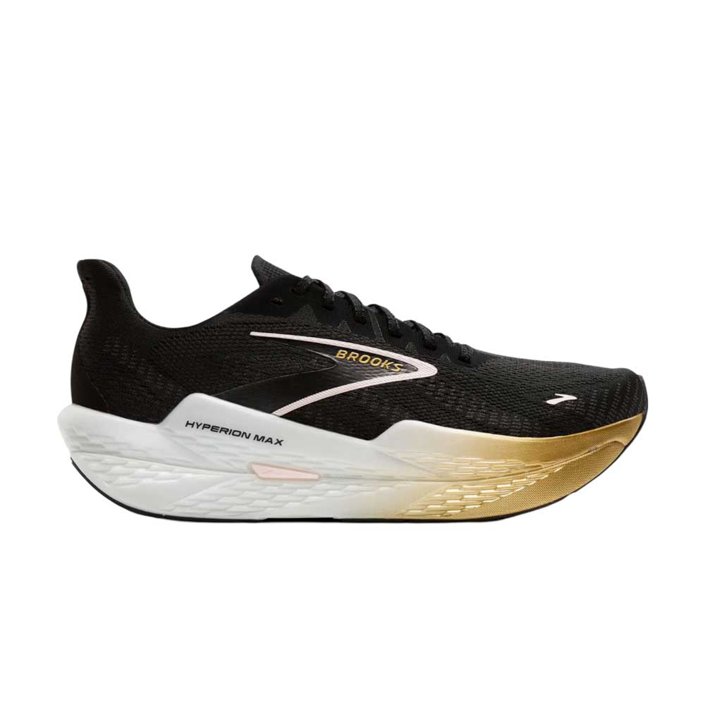 Tenis Brooks para Mujer Hyperion Max 2 Negro-Dorado