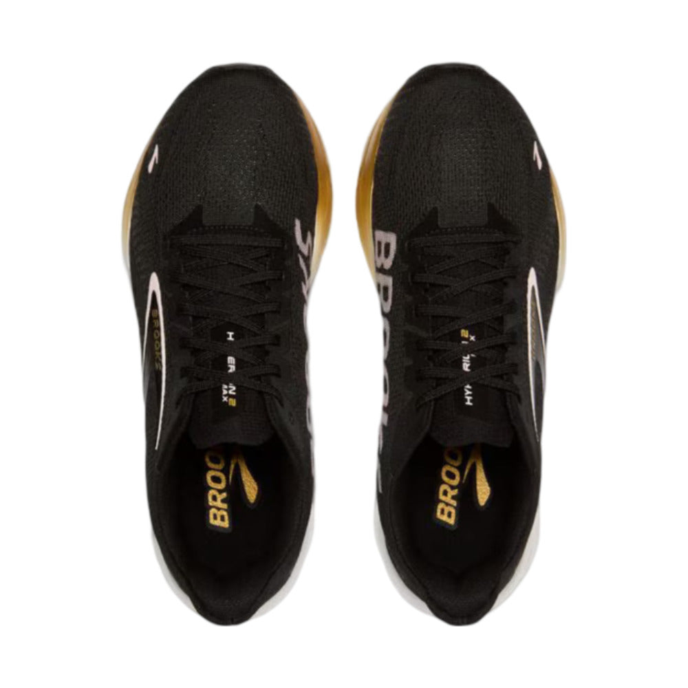 Tenis Brooks para Mujer Hyperion Max 2 Negro-Dorado