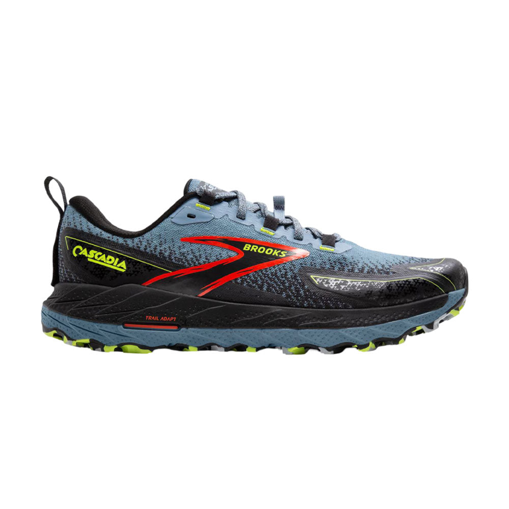 Tenis Brooks para Hombre Cascadia 18 Negro-Azul