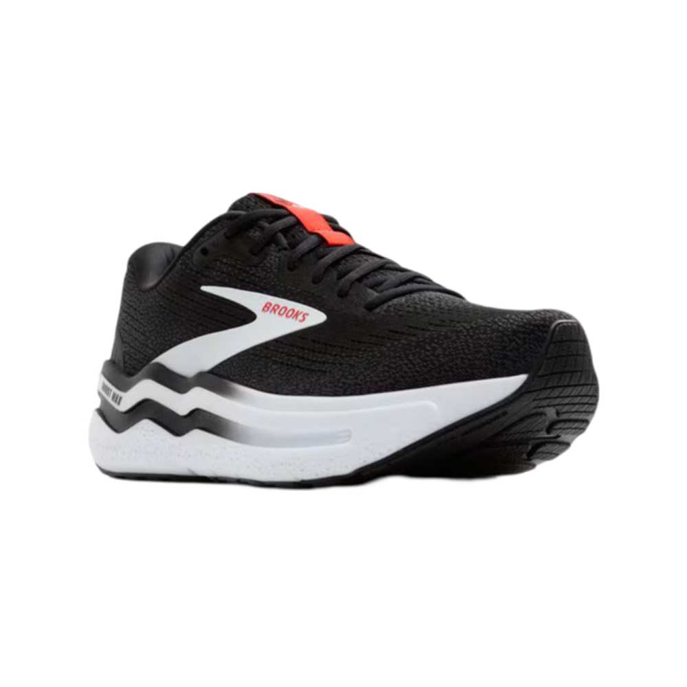 Tenis Brooks para Hombre Ghost Max 2 Negro-Blanco