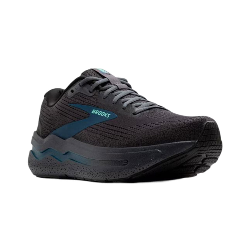 Tenis Brooks para Hombre Ghost Max 2 Negro-Azul